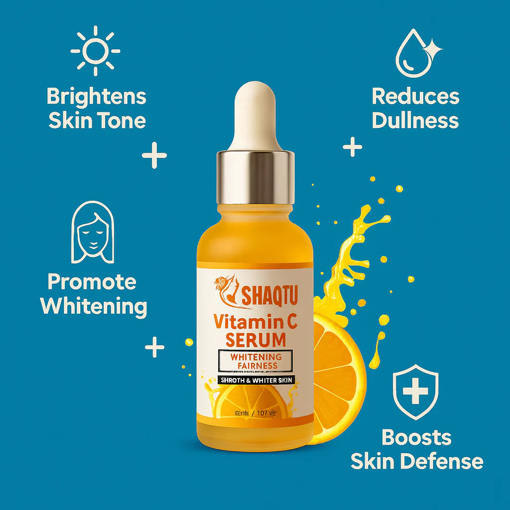 Best Vitamin C Brightening Serum for Dark Spots and Radiant Skin – Shaqtu Skincare
